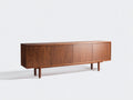 Lowboard-Holz-210×45×68 cm-Nussbraun-Mid-Century-Stil