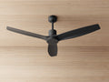 Deckenventilator - Metall - 135×135×42 cm - Silber - modernes Fünfflügel-Design für Wohnzimmer